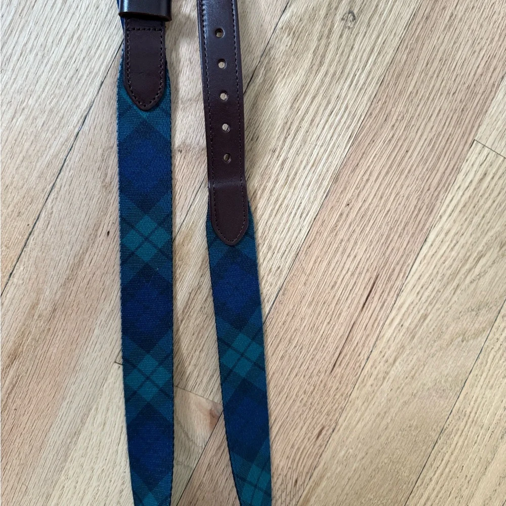 Vineyard Vines Blue and Brown Kids Belt